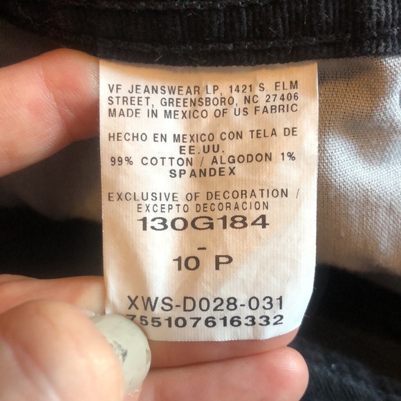 Riders by Lee black distressed cut off shorts - Picture 7 of 7